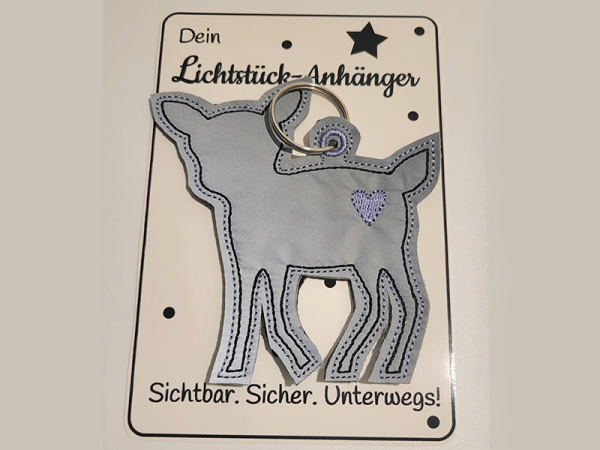 Lichtstück Anhänger Wald Liebe - ITH-Stickdatei